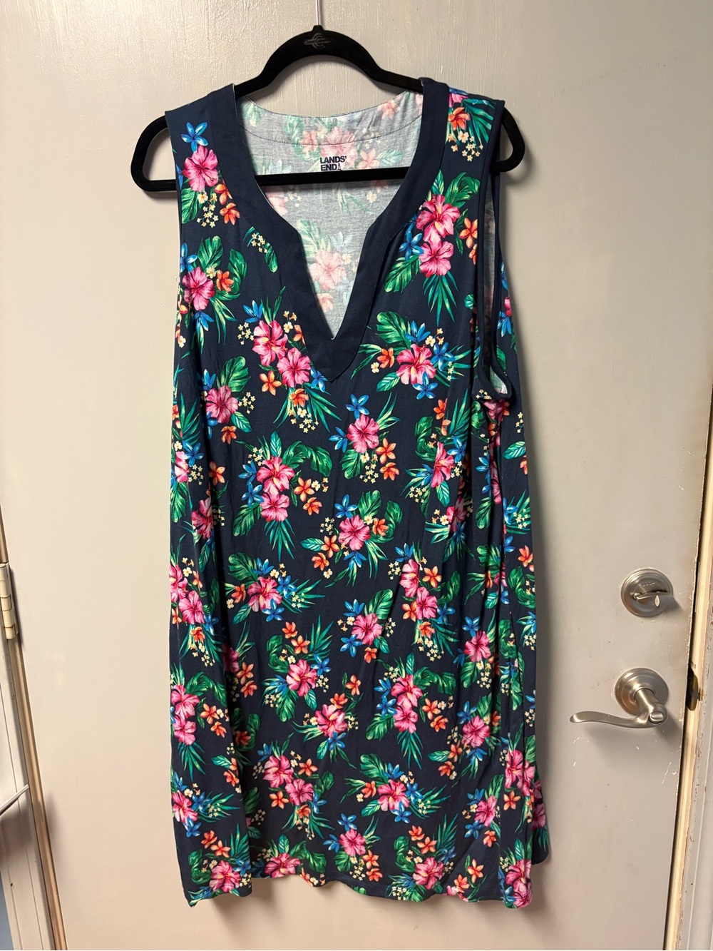 Lands End cotton knit dress. Size 2x